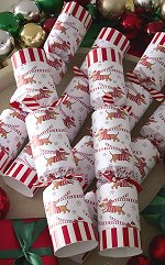 Racing Wiener Dogs<br>Robin Reed Xmas Crackers